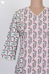 Cambric Cotton Paneled Kurta In Floral Print